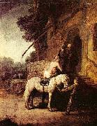 Rembrandt van rijn The Good Samaritan painting